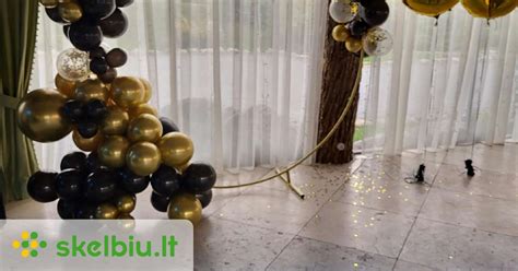 balionų arka Valentino dienai