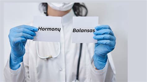 Hormonų balanso schema
