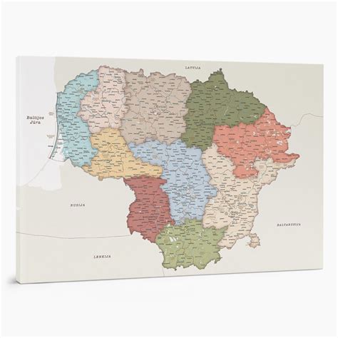 Lietuvos pasienio žemėlapis