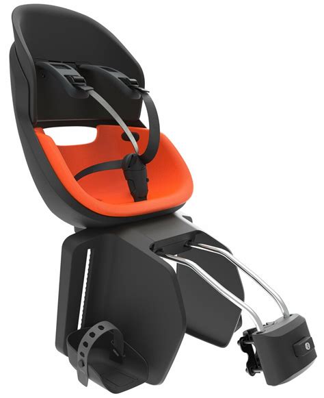 Vaikiška dviračio kėdutė pritvirtinta prie dviračio