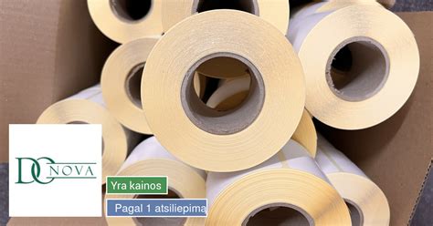 Įvairių dydžių ir formų etikečių ruošiniai