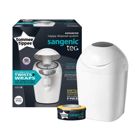 Palyginimas: įprastas šiukšliadėžės ir Sangenic Tec konteinerio efektyvumas