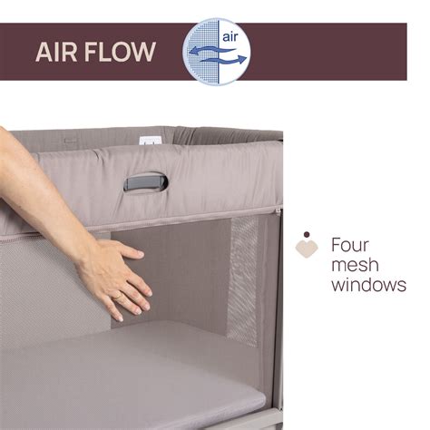 Chicco Next2Me Forever lovelės šoninės sienelės atidarymas