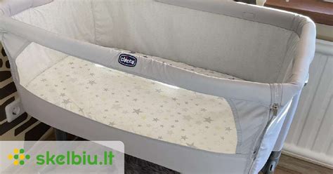 Chicco Next to Me Air lopšys atskirtas nuo tėvų lovos