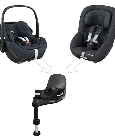Maxi-Cosi FamilyFix 360 Pro Isofix bazė su pasukta automobiline kėdute