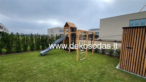 Sodo žaidimų aikštelė vaikams