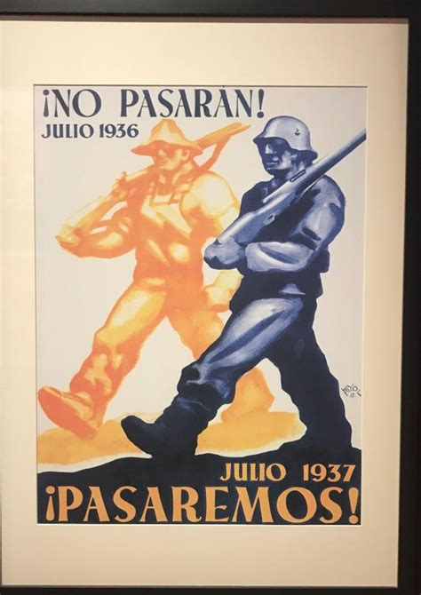 Ispanijos pilietinio karo laikotarpio propagandinis plakatas