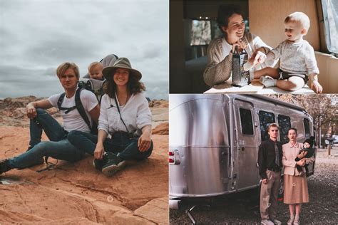 Šeima keliauja su kūdikiu