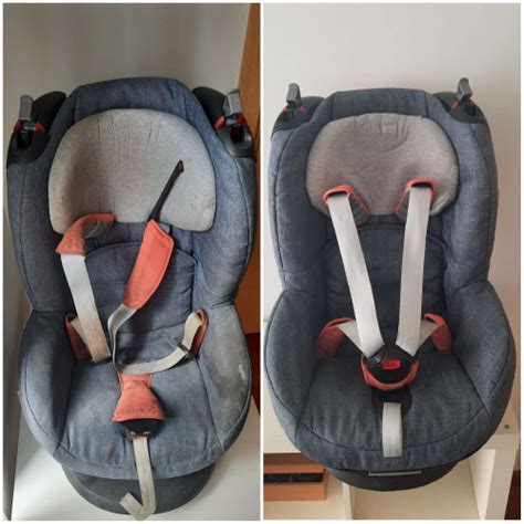 vaikiškos automobilinės kėdutės valymas