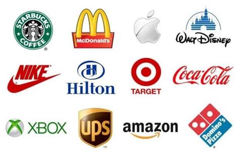 įvairių gamintojų kūdikių čiulptukų logotipai