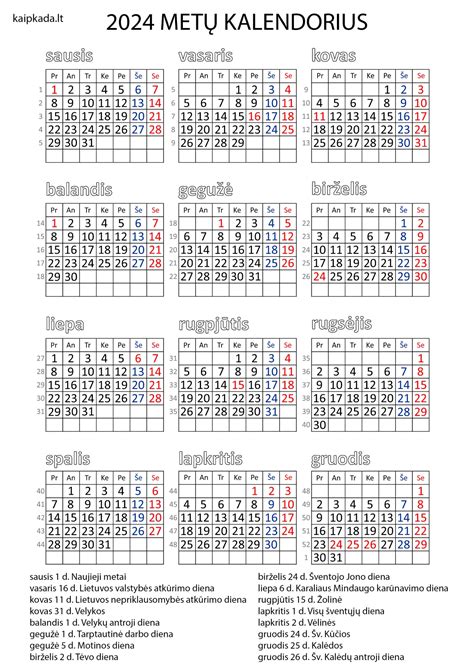 Kalendorius su pažymėta data