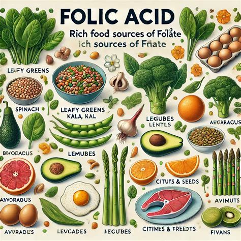 folio rūgšties šaltiniai