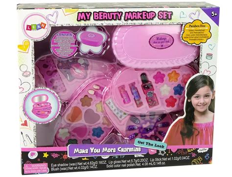 Vaikiškas kosmetikos rinkinys su lėle
