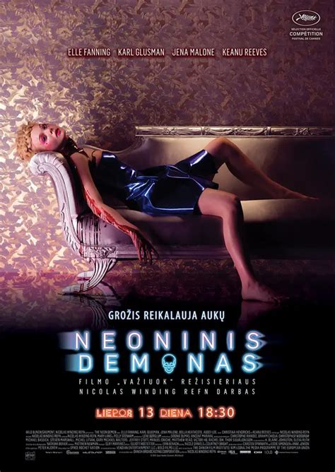 Neoninis demonas filmo plakatas