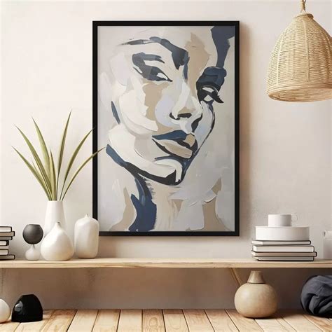 Abstrakcija, vaizduojanti nešiojančios moters mintis ir jausmus