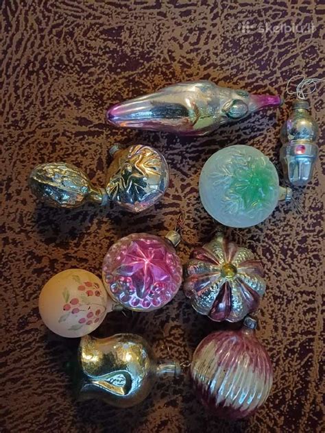 Senoviniai eglutės žaisliukai