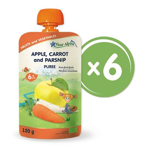 Kūdikis, valgantis morkų košę