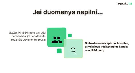 Simbolinis atvaizdas rodantis socialinio draudimo stažą