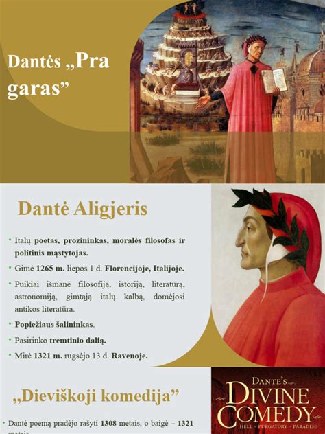 Dantės Visatos schema