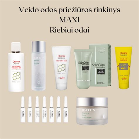 Odos priežiūros priemonės