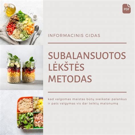 Subalansuotos lėkštės pavyzdys