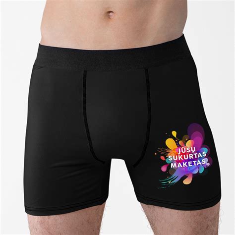 Seksualūs vyriški bokseriai su 3D dizainu