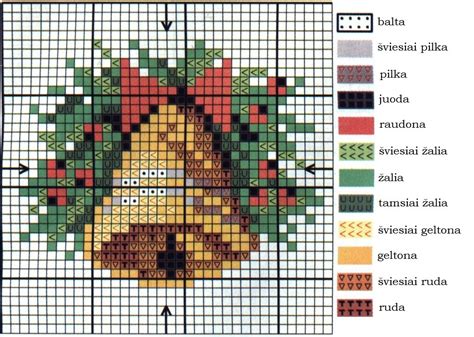 Siuvinėjimo kryželiu schemos