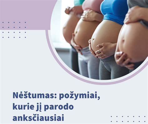 įspėjamieji nėštumo požymiai
