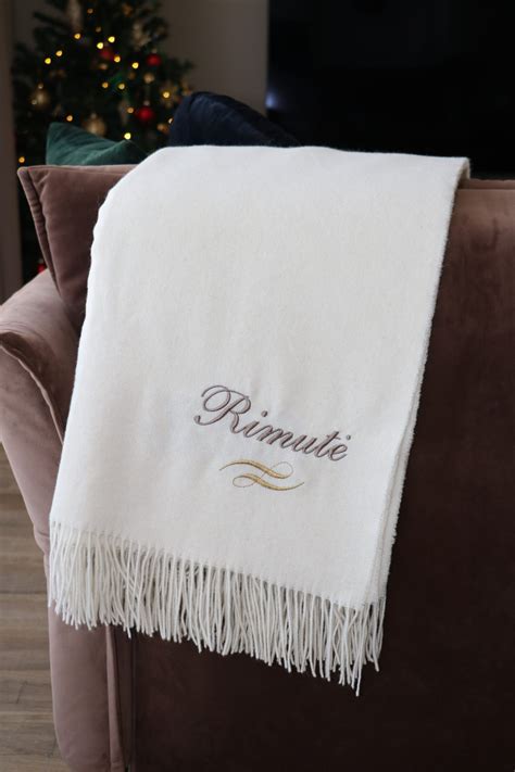 Personalizuotas naujagimio vardinis pledas