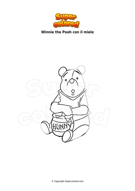 Schema di Winnie the Pooh con la scritta