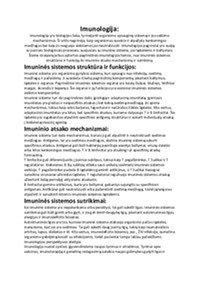 vaiko imuninės sistemos schematinis vaizdavimas