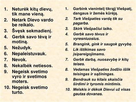 Dešimt Dievo įsakymų