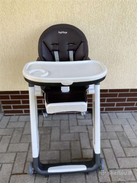 Ergonomiška Peg Perego maitinimo kėdutė prie valgomojo stalo
