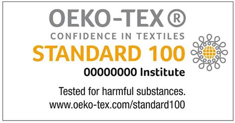 OEKO-TEX Standard 100 sertifikato logotipas