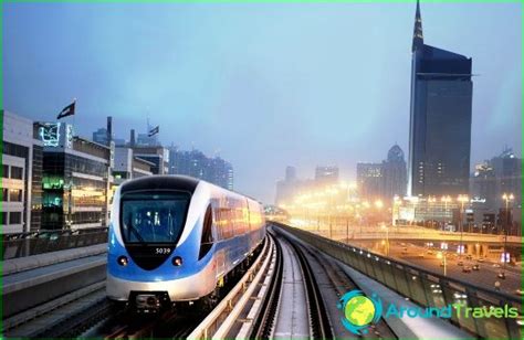 Dubajaus metro su vaikų vagonu