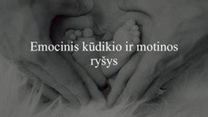 Motinos ir kūdikio santykis